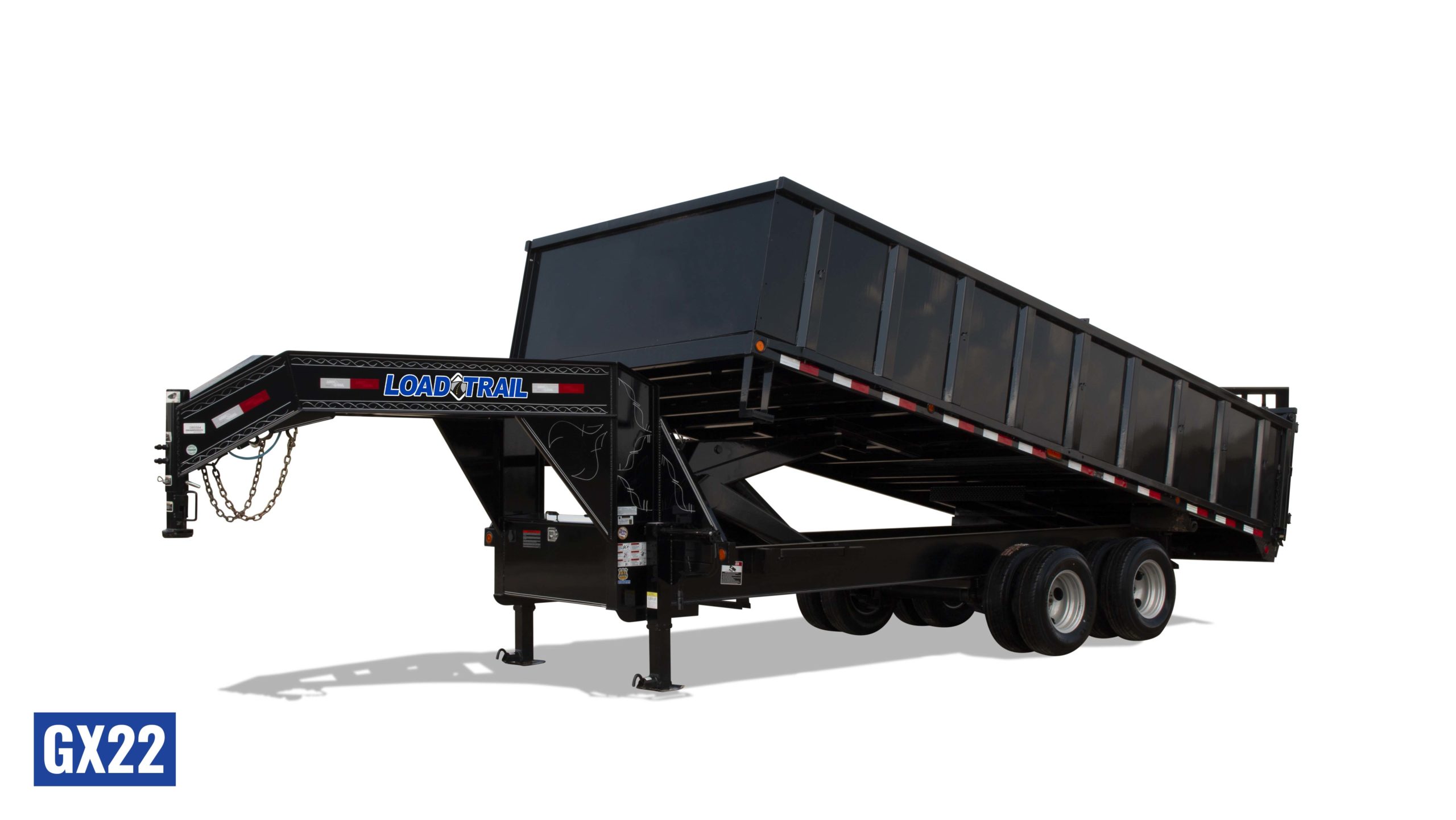 Load Trail 102x20 Tandem Dual Gooseneck Dump Trailer 24K photo 2