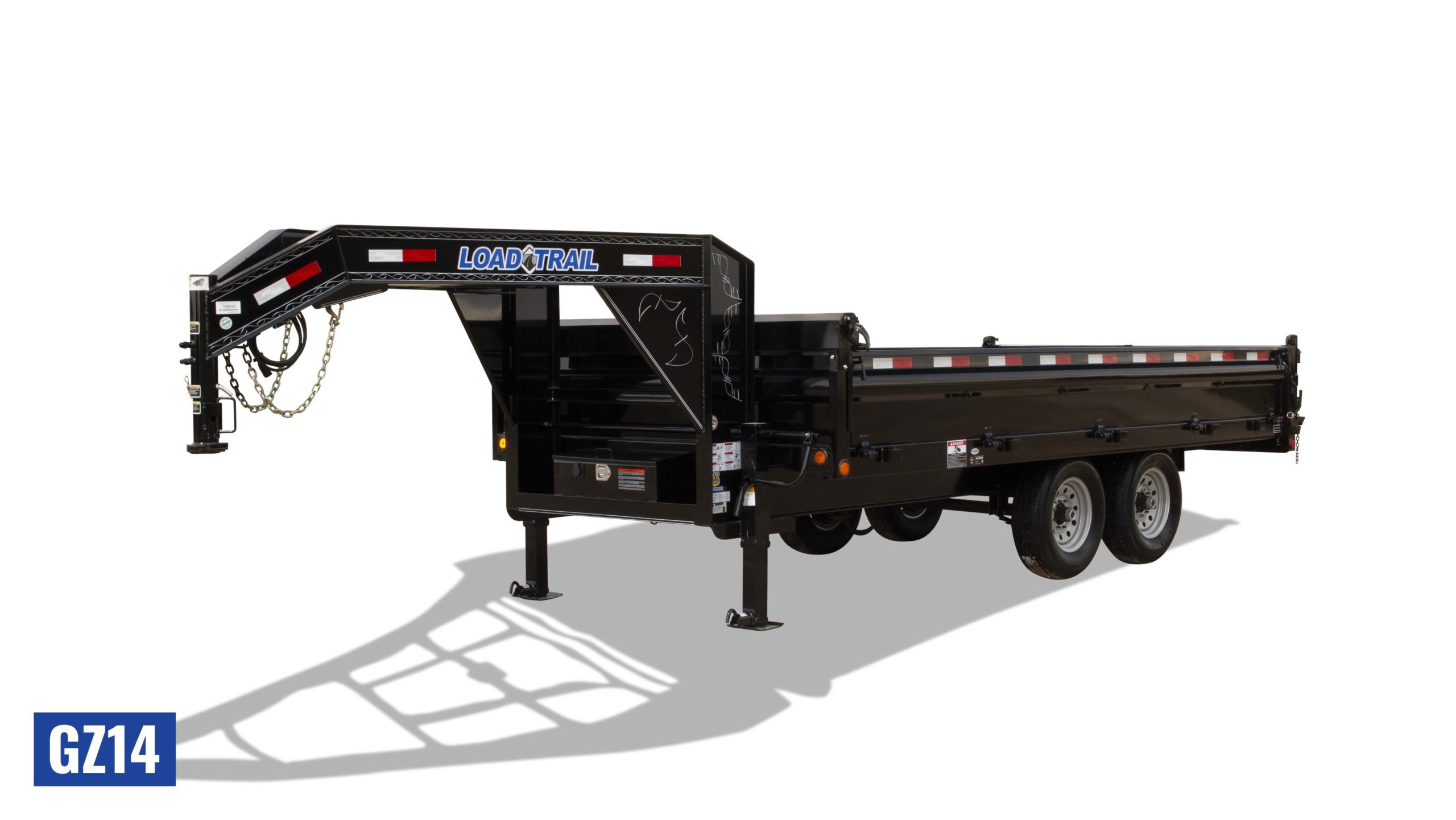 Load Trail GZ Gooseneck Deckover Dump, manufacturer photo