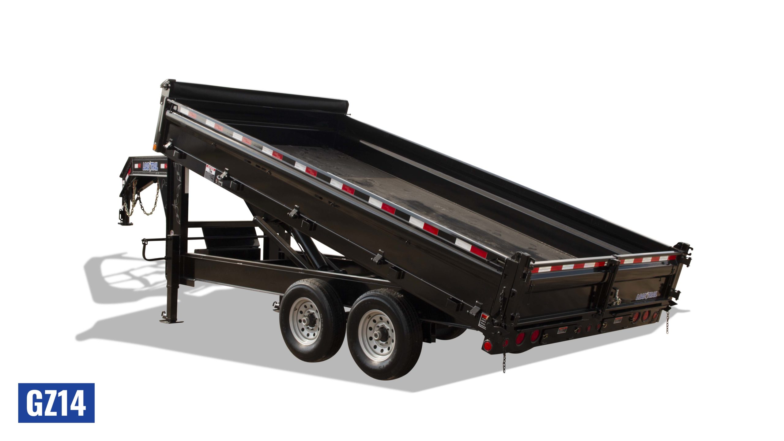 Load Trail 96x16 Gooseneck Deckover Dump Trailer 16K photo 2