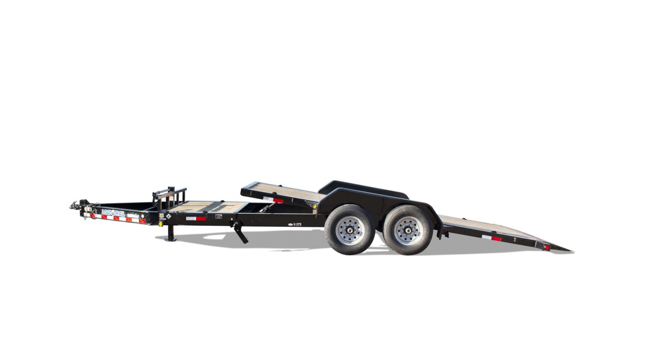 Load Trail 83x24 Tilt-N-Go Tilt Deck Trailer 14K, Torsion Axles, Black photo 2