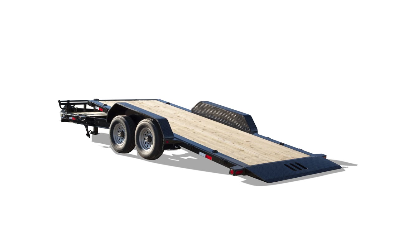 Load Trail 83x24 Tilt-N-Go Tilt Deck Trailer 14K, Torsion Axles, Black photo 3