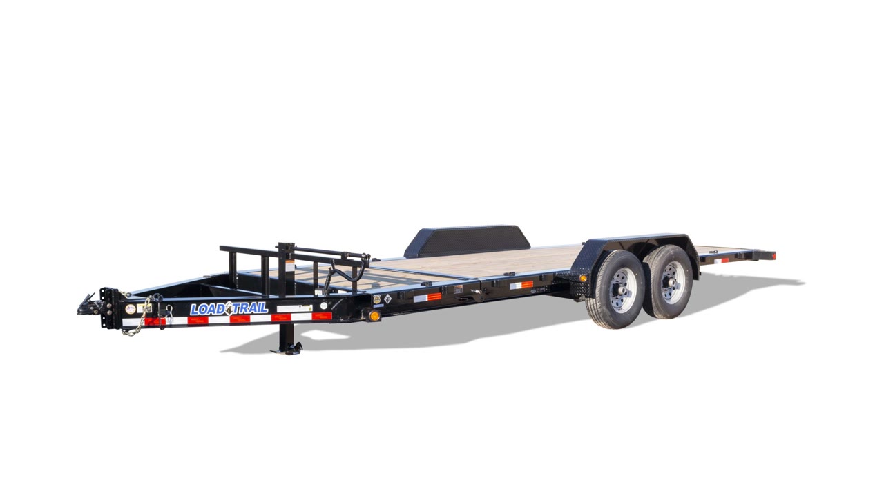 Load Trail 83x24 Tilt-N-Go Tilt Deck Trailer 14K, Torsion Axles, Black — Tilt for sale in Lafayette LA