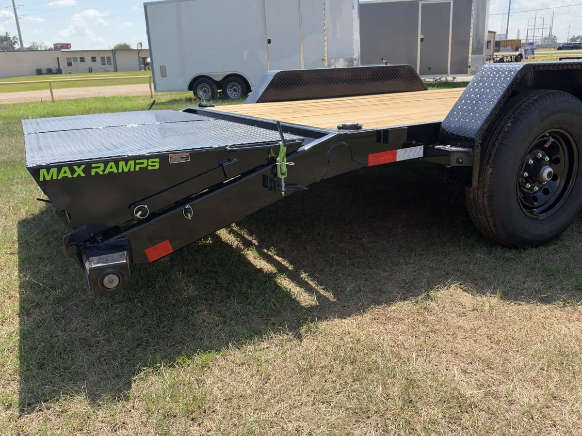 Load Trail 83x22 Car Hauler / Equipment Trailer 14K, MAX Ramps, Black photo 5