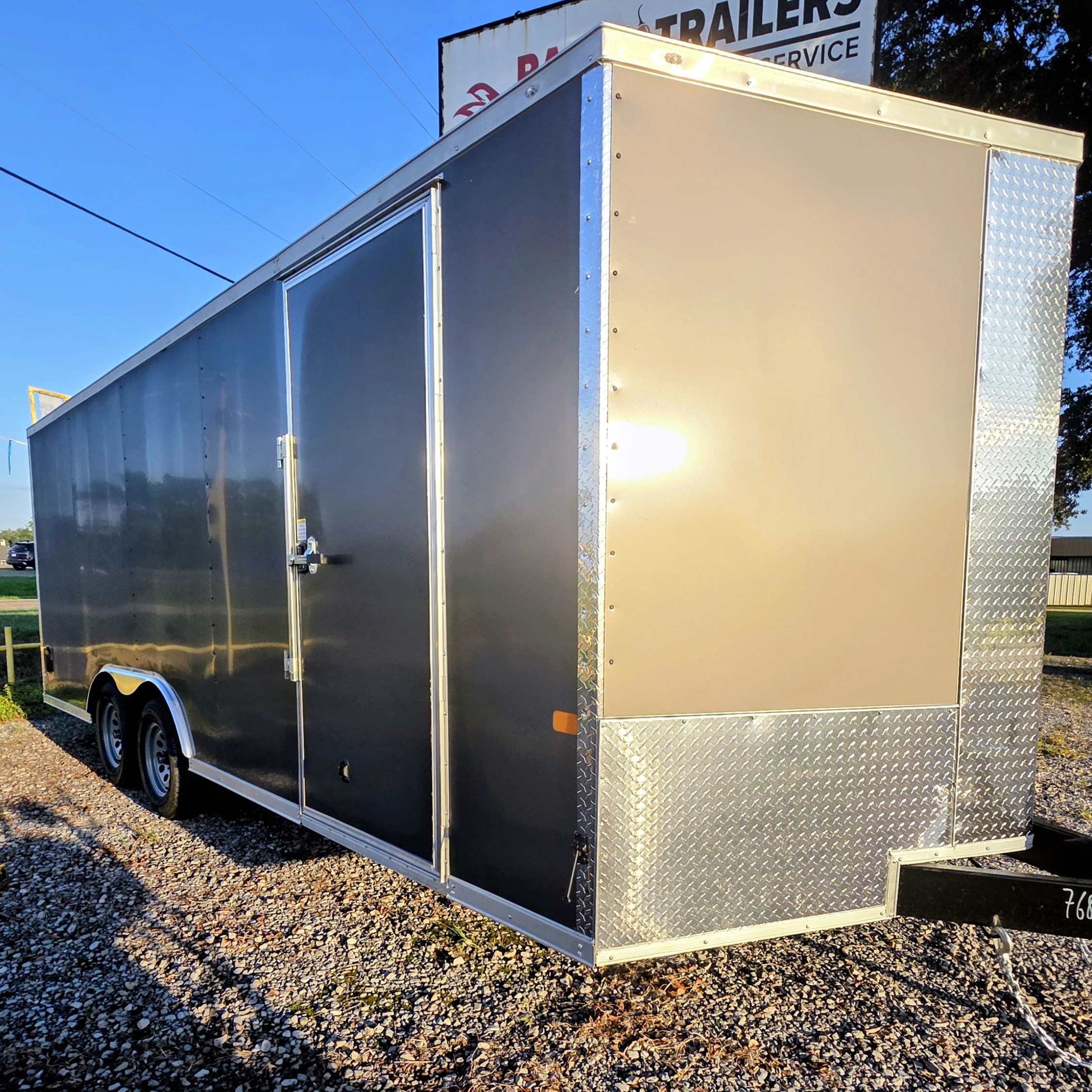 Rock Solid 8.5x20 TA Cargo Trailer, Therma Cool Ceiling, Ramp Door — Enclosed Cargo for sale in Lafayette LA