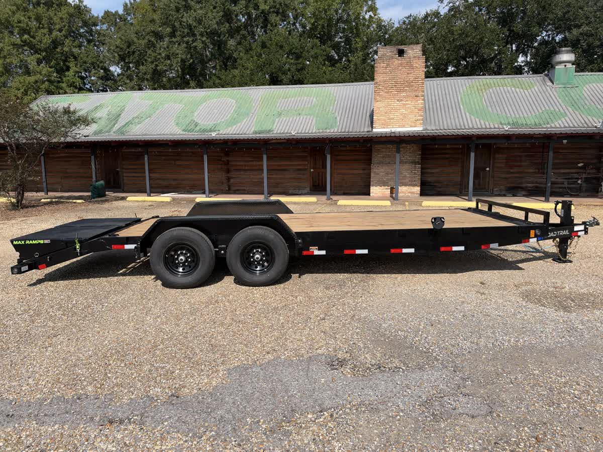 Load Trail 83x22 Car Hauler / Equipment Trailer 14K, MAX Ramps, Black photo 7