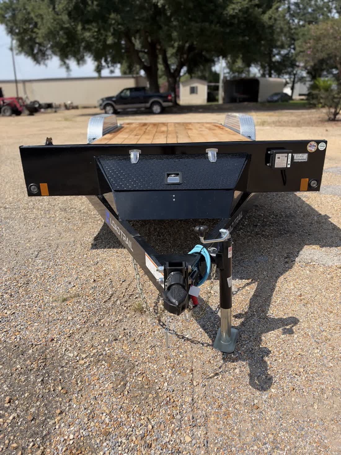 Load Trail 83x20 Car Hauler 7K, Slide-In Ramps, Black photo 10