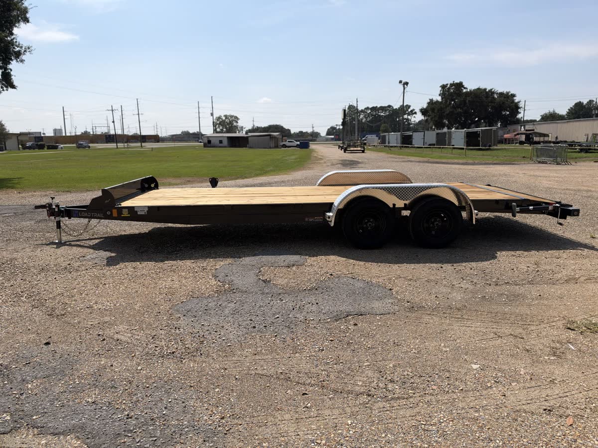 Load Trail 83x20 Car Hauler 7K, Slide-In Ramps, Black photo 3