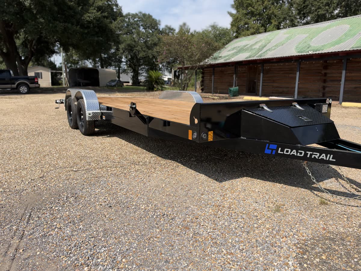 Load Trail 83x20 Car Hauler 7K, Slide-In Ramps, Black photo 4