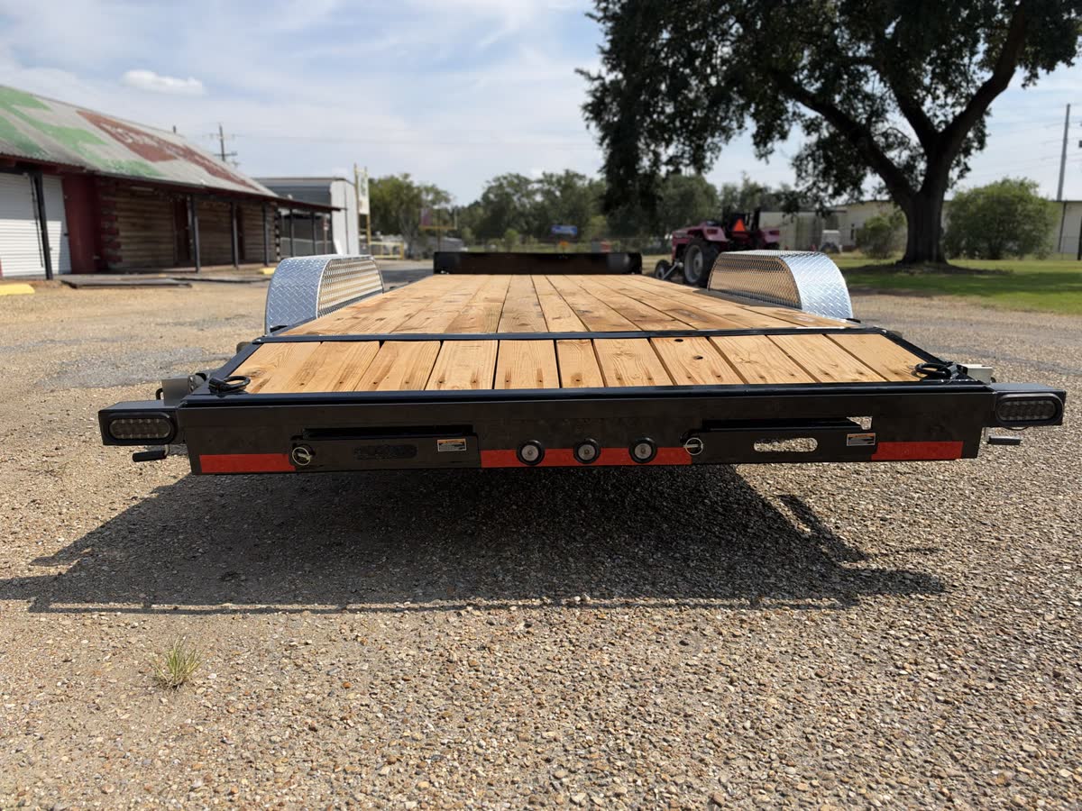 Load Trail 83x20 Car Hauler 7K, Slide-In Ramps, Black photo 5
