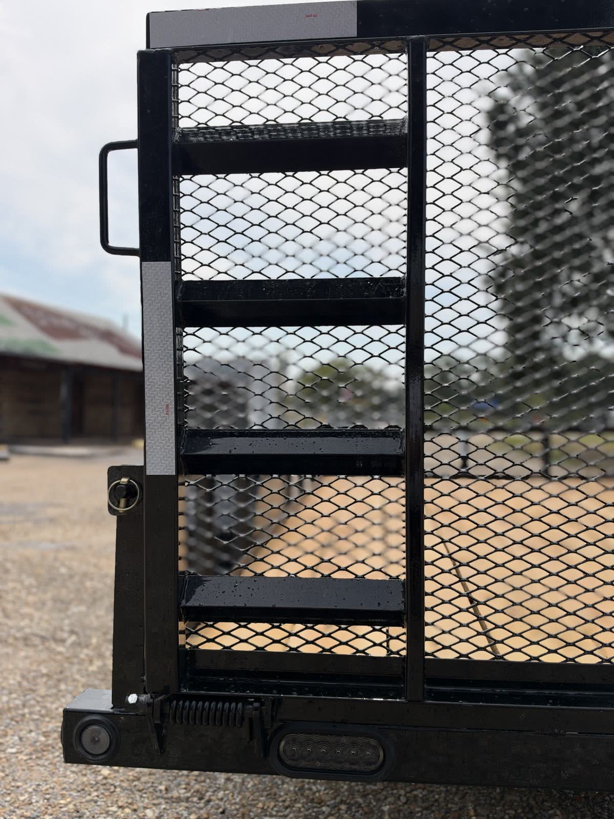 Load Trail 77x12 Single Axle Utility Trailer 3.5K, Brakes, Fold Gate, Black photo 10
