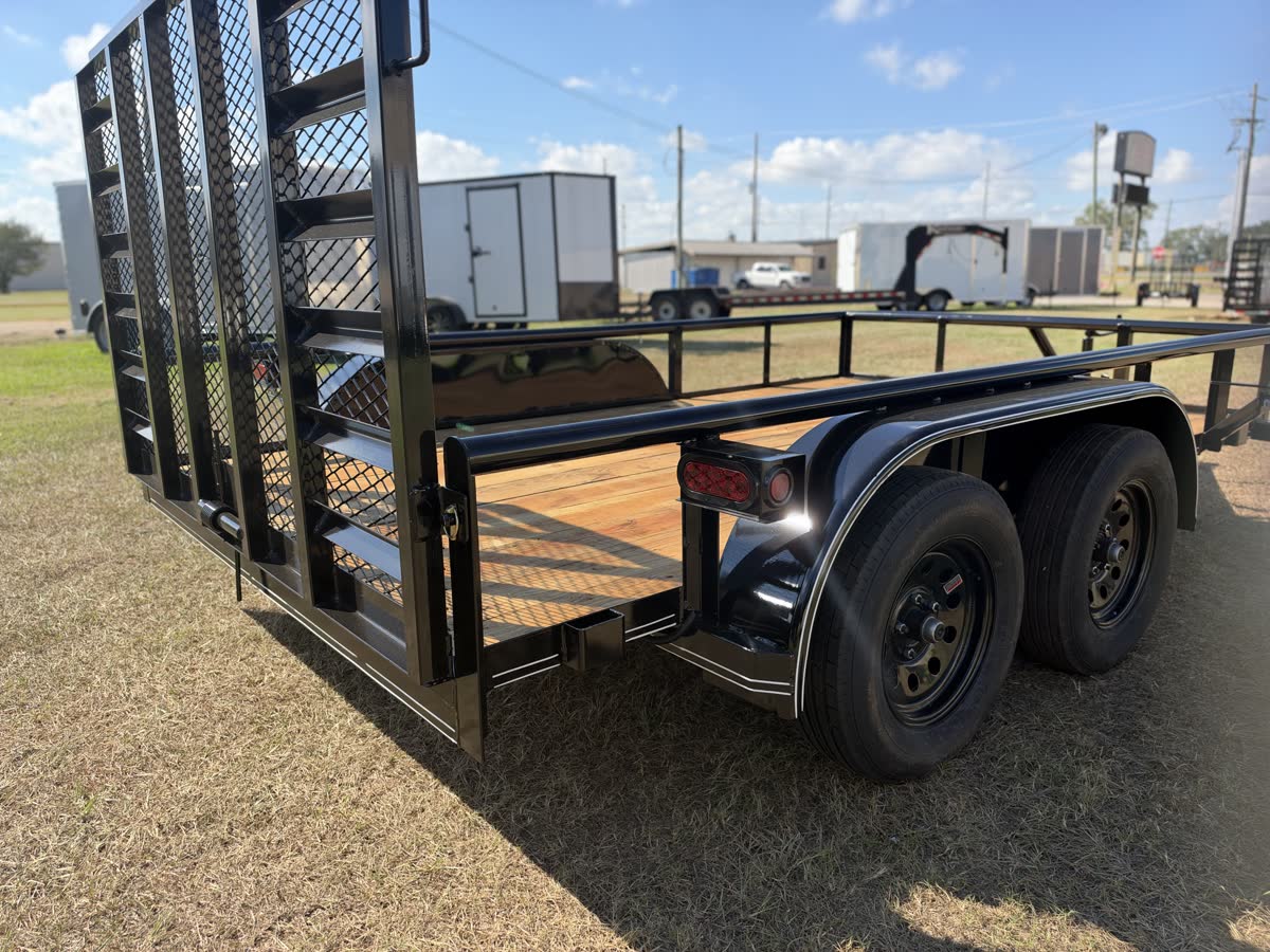 Falcon 83x12 TA Utility Trailer, 4,500 GVWR, Pipe Top, Spare Tire photo 5