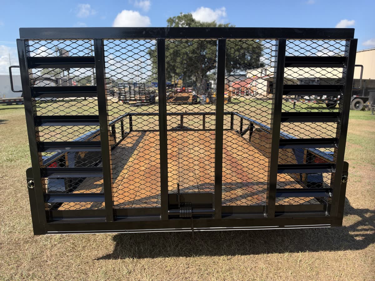 Falcon 83x12 TA Utility Trailer, 4,500 GVWR, Pipe Top, Spare Tire photo 6