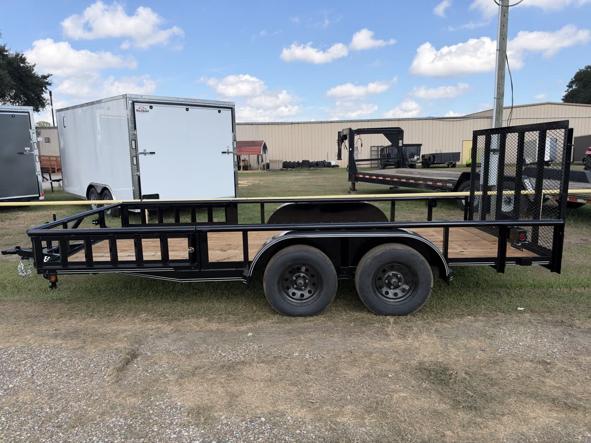 Falcon 83x16 TA Utility Trailer, 7,000 GVWR, Pipe Top, Spare Tire photo 3