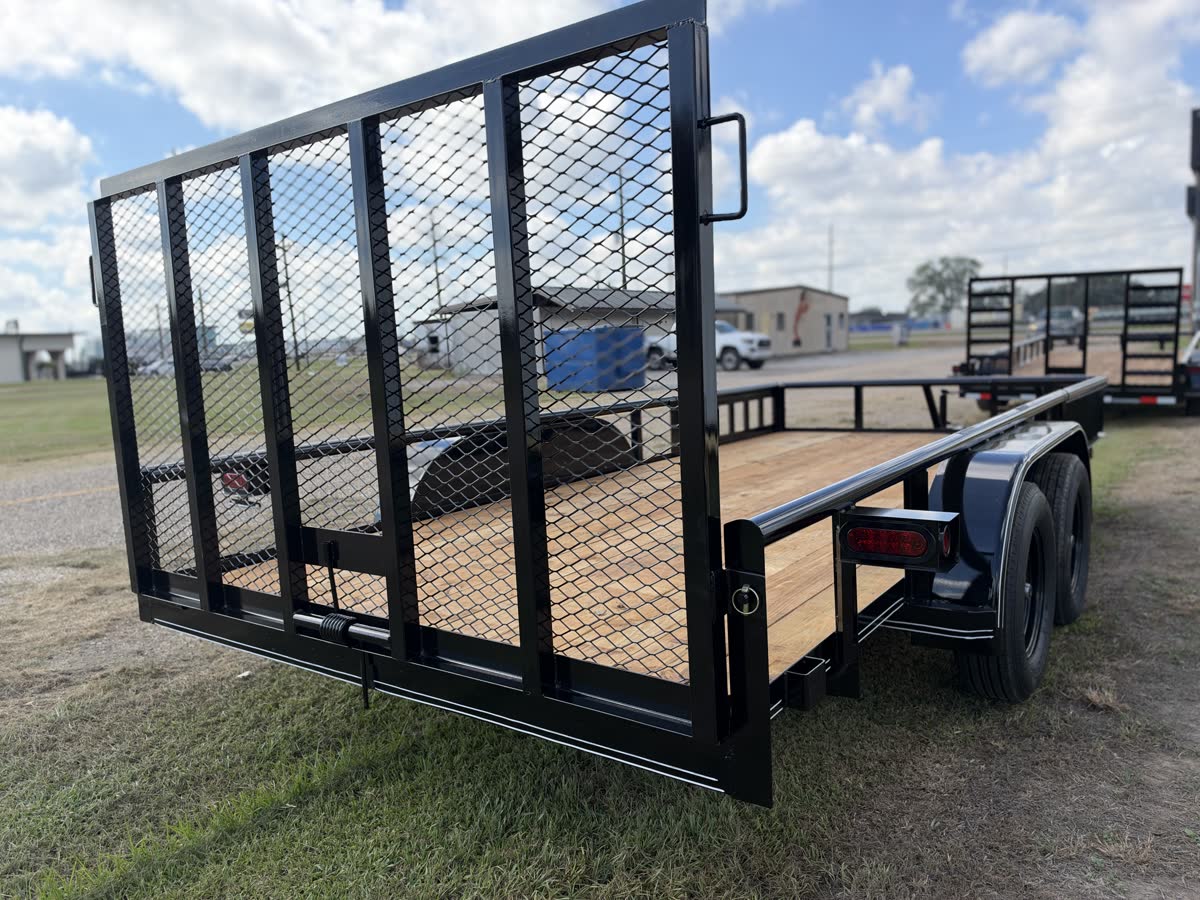 Falcon 83x16 TA Utility Trailer, 7,000 GVWR, Pipe Top, Spare Tire photo 5