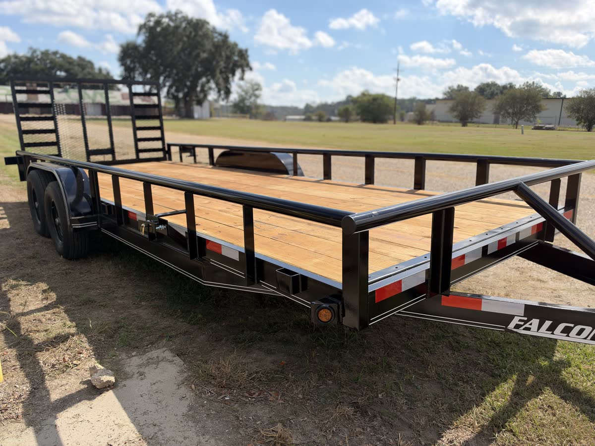 Falcon 83x20 TA Super Duty II Utility Trailer, 10,400 GVWR, Electric Brakes photo 2