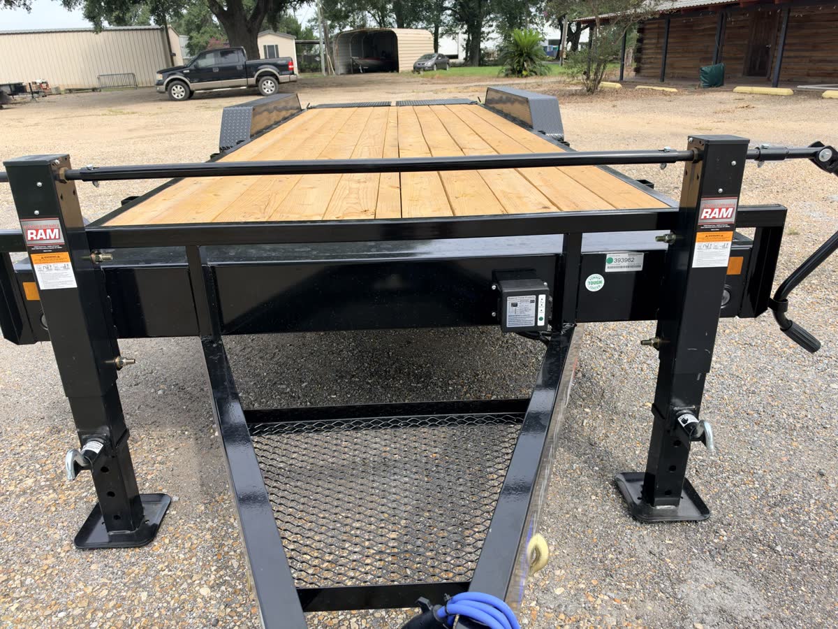Load Trail 83x24 Triple Axle Equipment Trailer 21K, MAX Ramps, Black photo 10