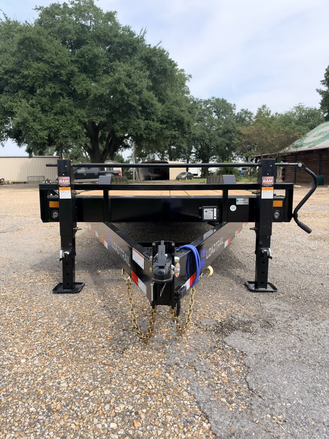 Load Trail 83x24 Triple Axle Equipment Trailer 21K, MAX Ramps, Black photo 14