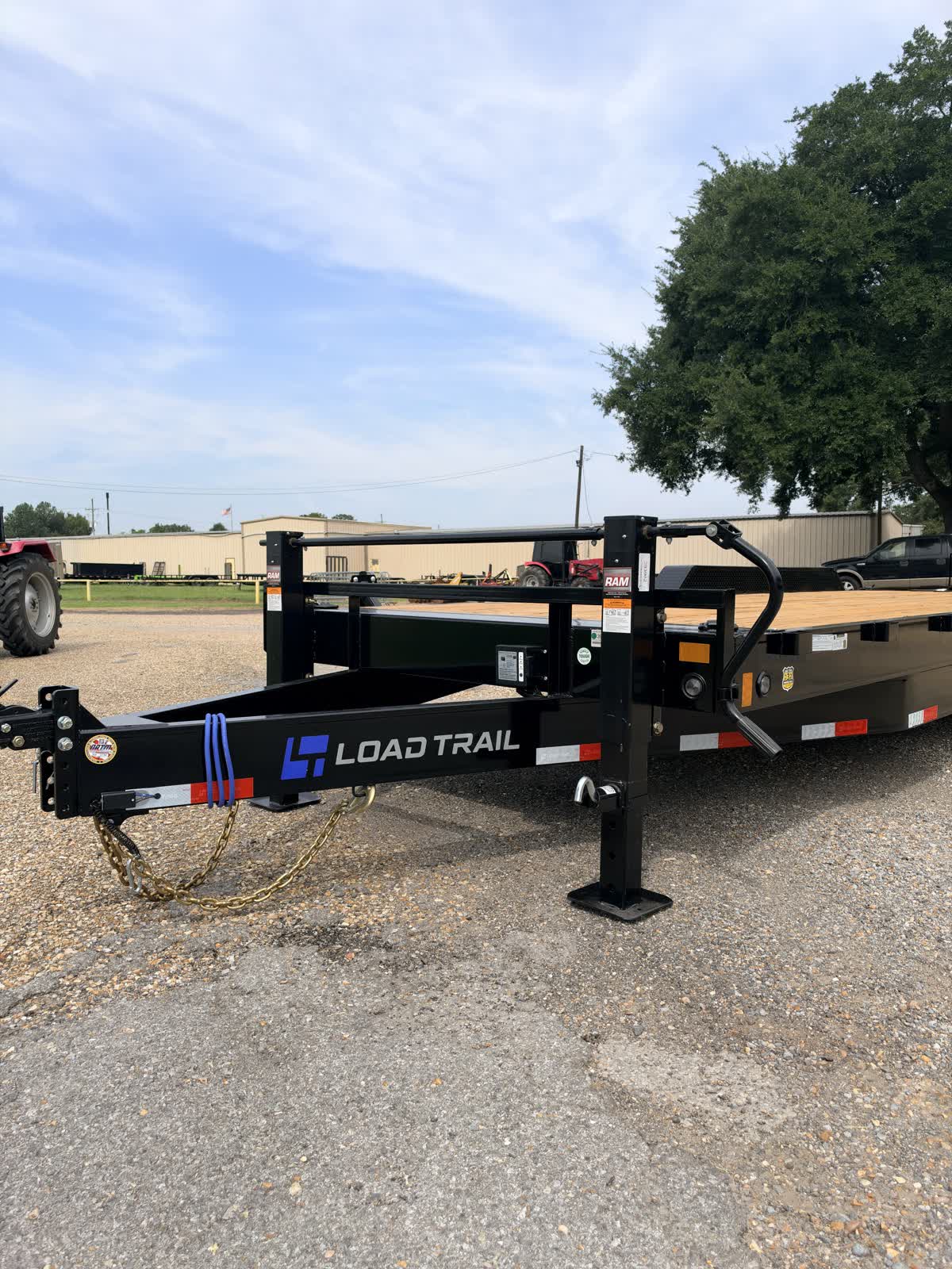 Load Trail 83x24 Triple Axle Equipment Trailer 21K, MAX Ramps, Black photo 4