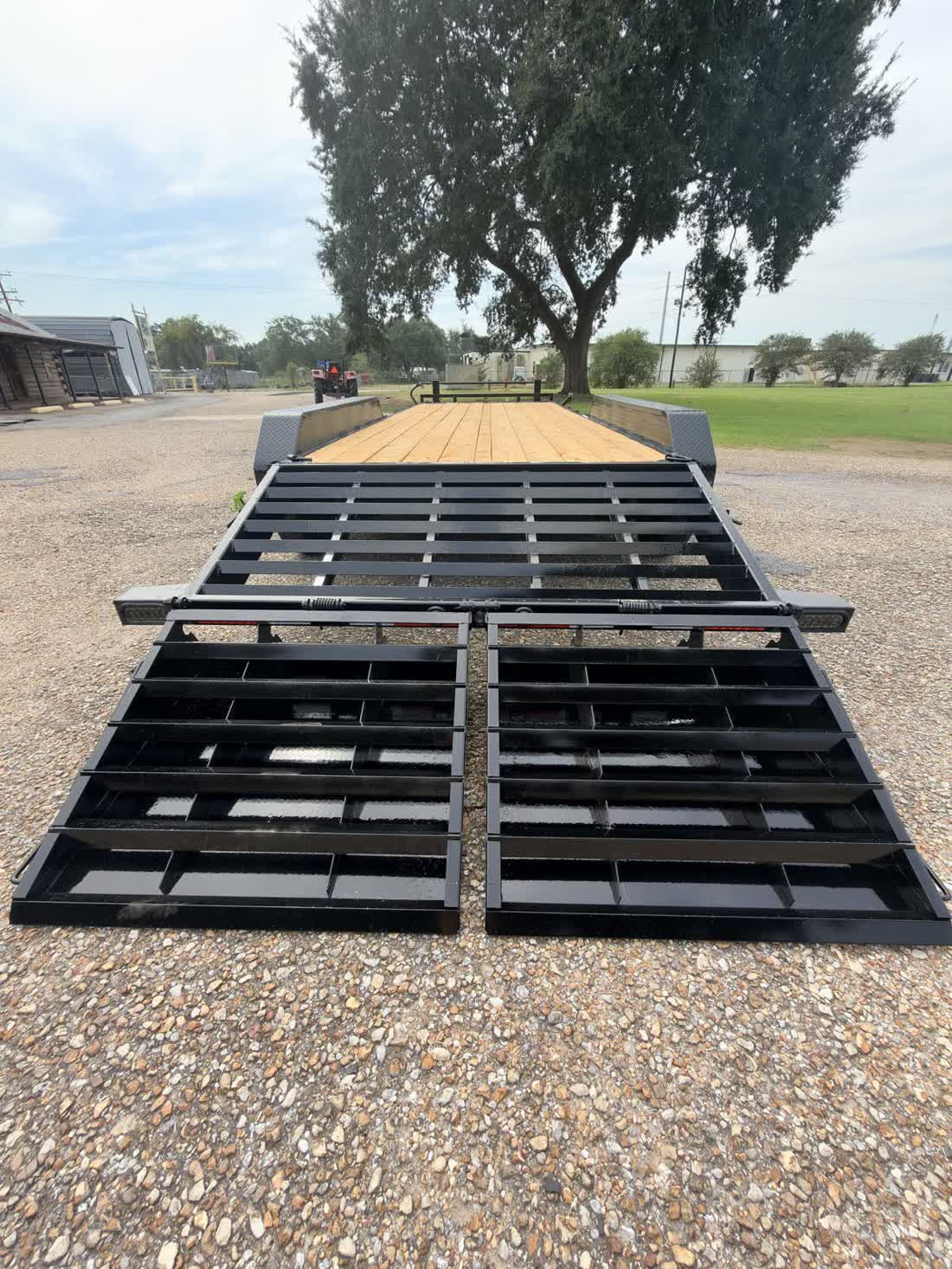 Load Trail 83x24 Triple Axle Equipment Trailer 21K, MAX Ramps, Black photo 6