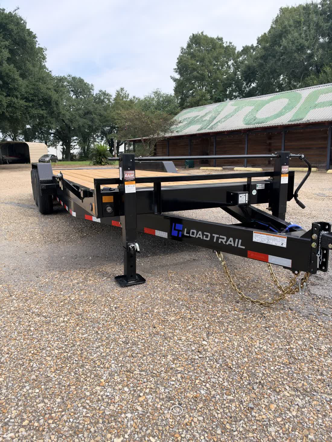Load Trail 83x24 Triple Axle Equipment Trailer 21K, MAX Ramps, Black photo 8