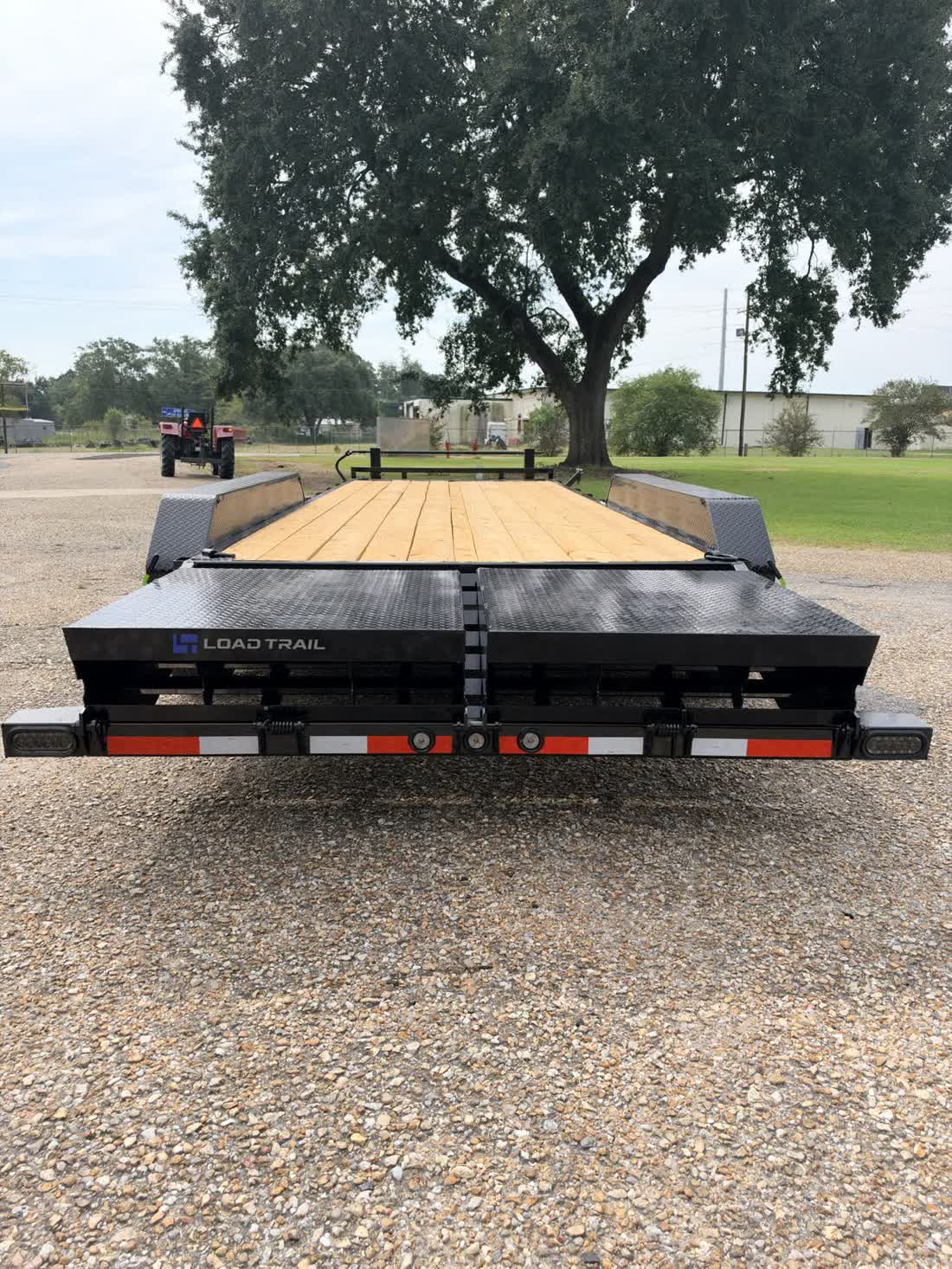 Load Trail 83x24 Triple Axle Equipment Trailer 21K, MAX Ramps, Black photo 9
