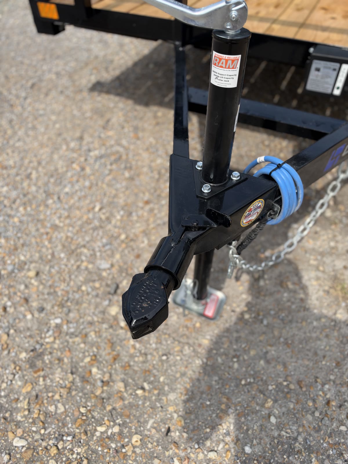 Load Trail 83x16 Tandem Axle Utility Trailer 7K, Fold Gate, Black photo 12