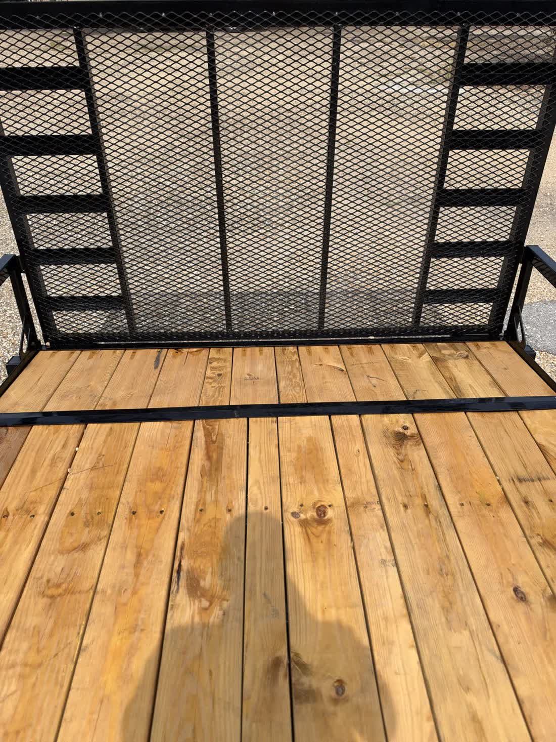 Load Trail 83x16 Tandem Axle Utility Trailer 7K, Fold Gate, Black photo 9