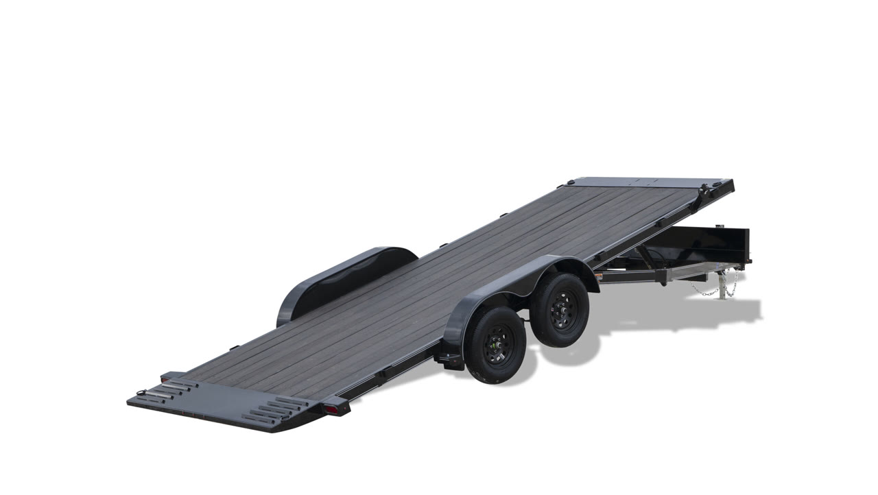 Load Trail 83x20 Rapid Loader Power Tilt Trailer 14K, Wireless Remote, Black photo 3