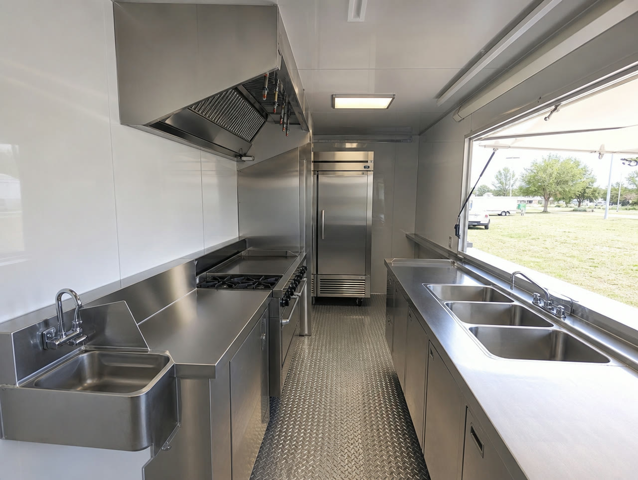 Ragin' Custom 8.5x24 Food Trailer, Flagship Example Build photo 2