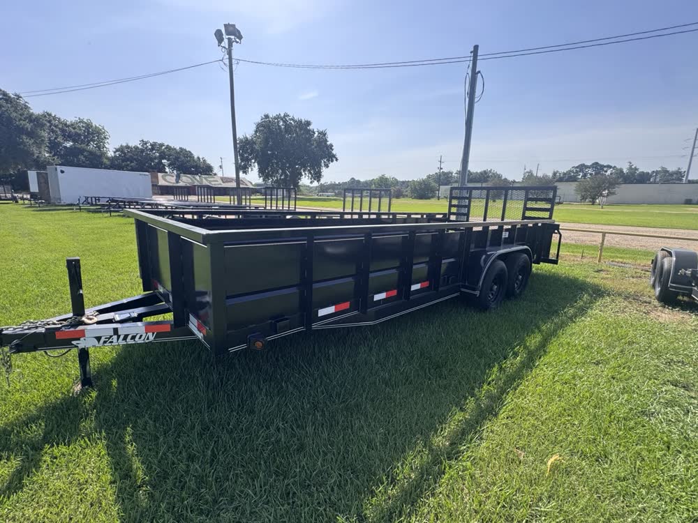 Falcon dump trailers in stock in Lafayette LA