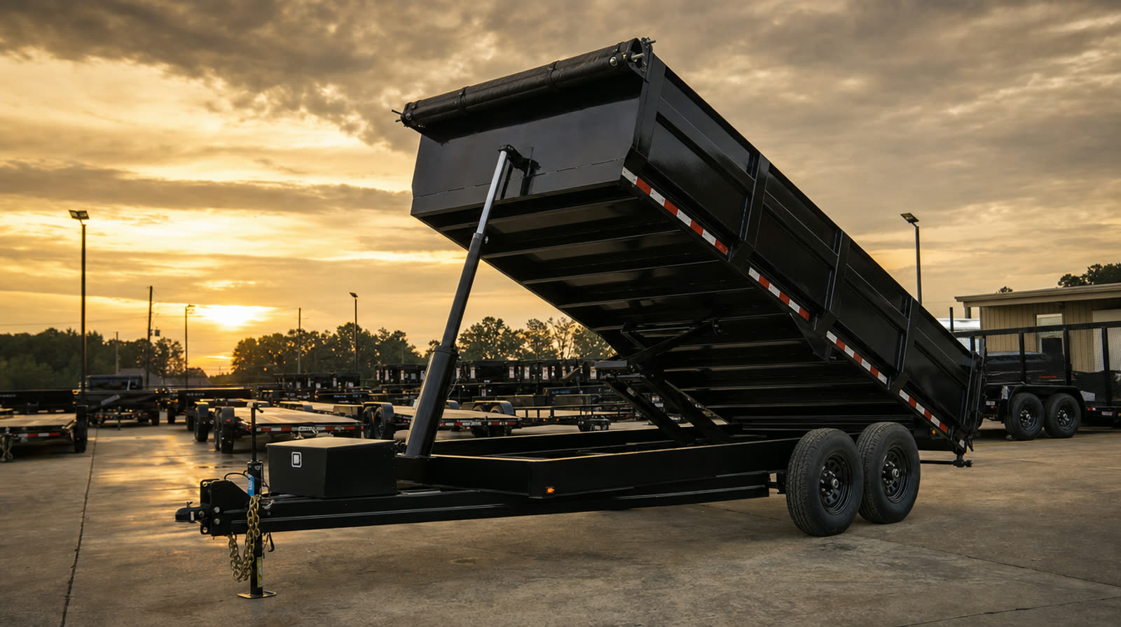 Concept rendering of a MAXX-D telescopic dump trailer